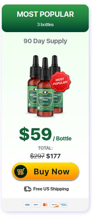 Dentitox Pro - 3 bottles