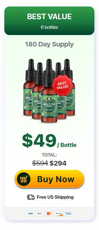 Dentitox Pro - 6 bottles